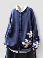 Safira - Cardigan s Květinovým Vzorem