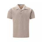Polo tričko - Relaxovaná Jacquard textilie