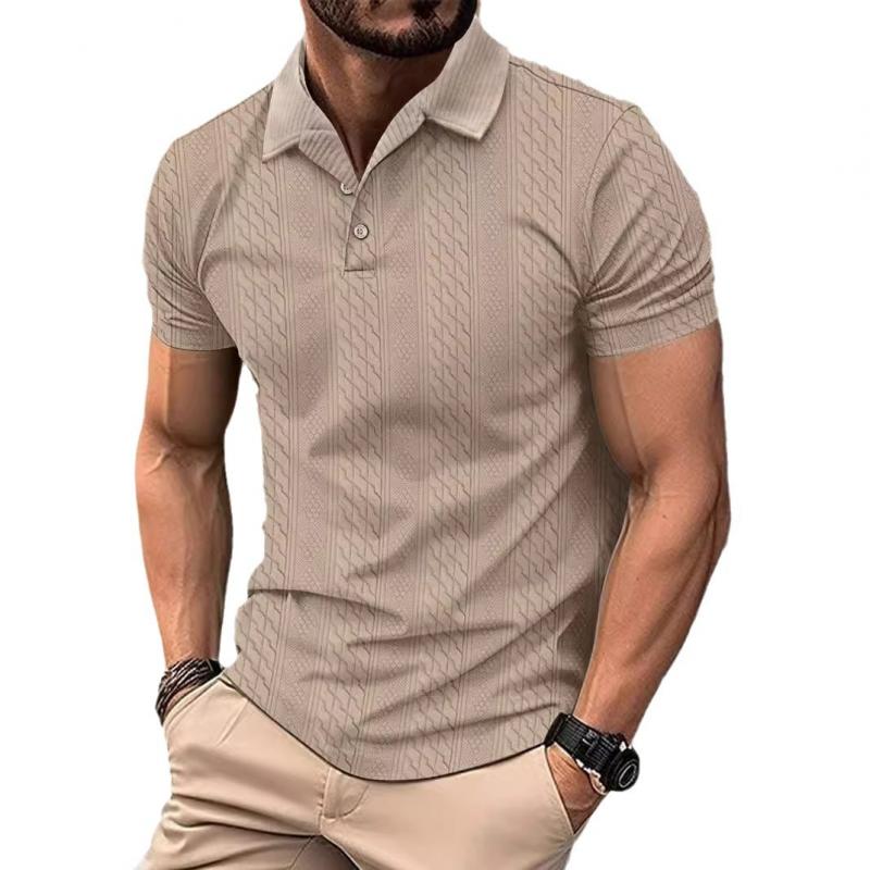 Polo tričko - Relaxovaná Jacquard textilie