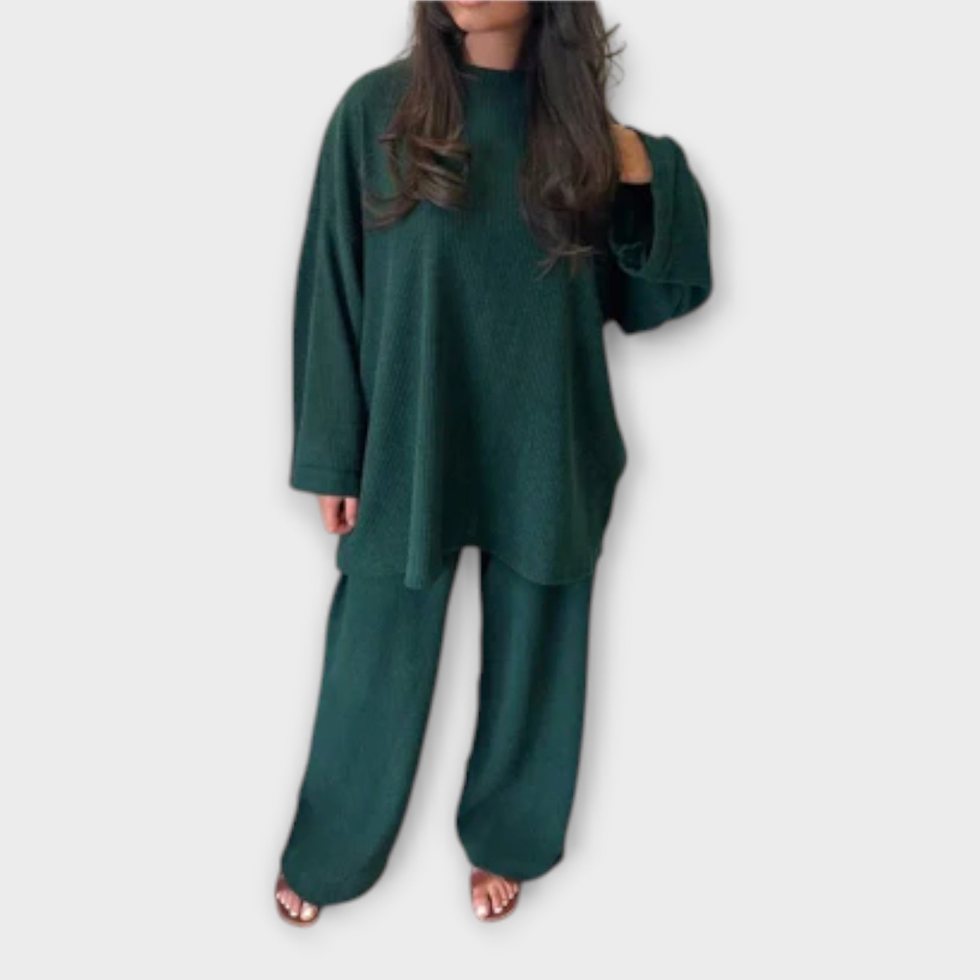 Ingrid - Plus Size Acanalado Sada